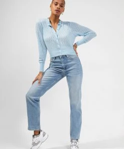 French Connection Jumpers & Cardigans Jessica Recycled Lace-Stitch Jumper