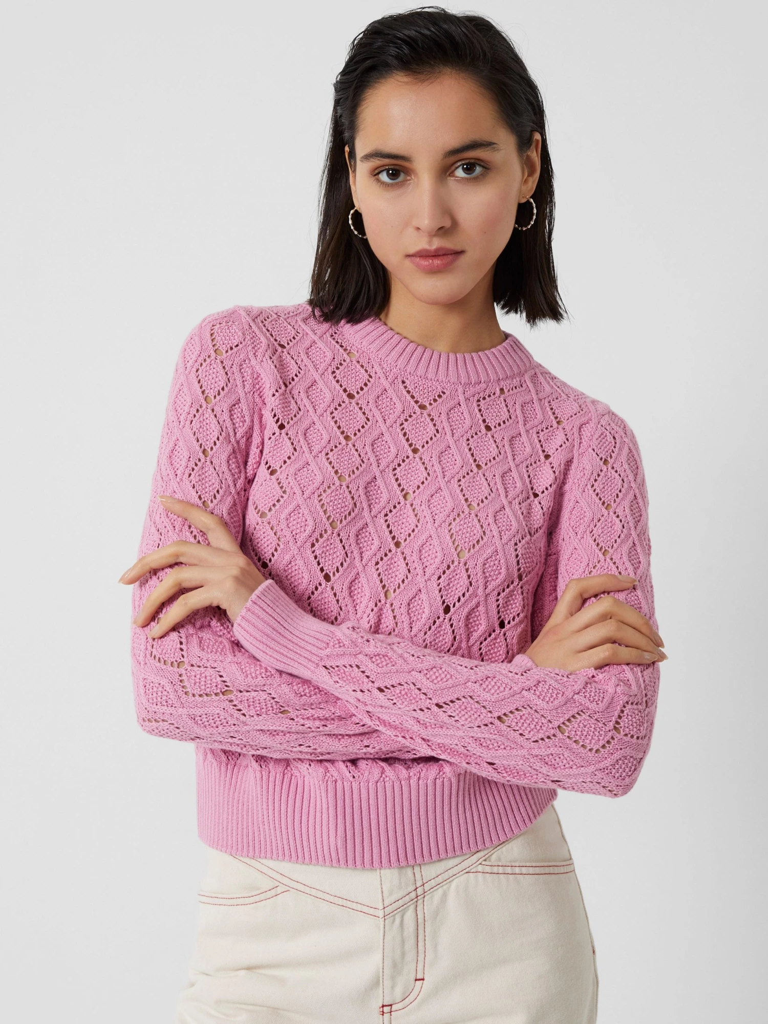 French Connection Jumpers & Cardigans Karli Mozart Crew Neck Jumper 3 French Connection Jumpers & Cardigans Karli Mozart Crew Neck Jumper