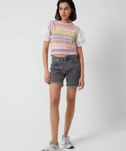 French Connection Jumpers & Cardigans Kasper Space-Dye Mix Media Jumper