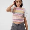 French Connection Jumpers & Cardigans Kasper Space-Dye Mix Media Jumper