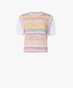 French Connection Jumpers & Cardigans Kasper Space-Dye Mix Media Jumper