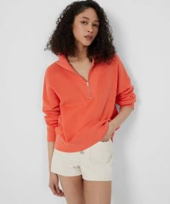 French Connection Sale Mozart Half Zip Jumper
