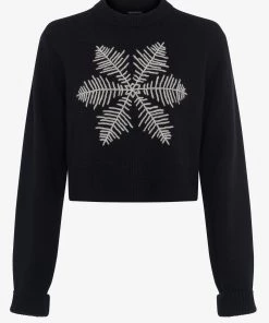 French Connection Sale Muri Snowflake Embroidered Jumper