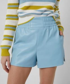 French Connection Etta Recycled Vegan Leather Shorts