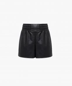French Connection Etta Recycled Vegan Leather Shorts Skirts & Shorts