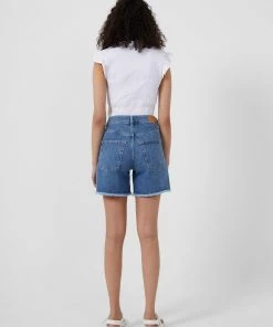 French Connection Piper Recycled Denim Boyfriend Shorts Skirts & Shorts