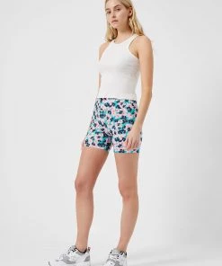 French Connection New In Petunia Cassia Recycled Biker Shorts