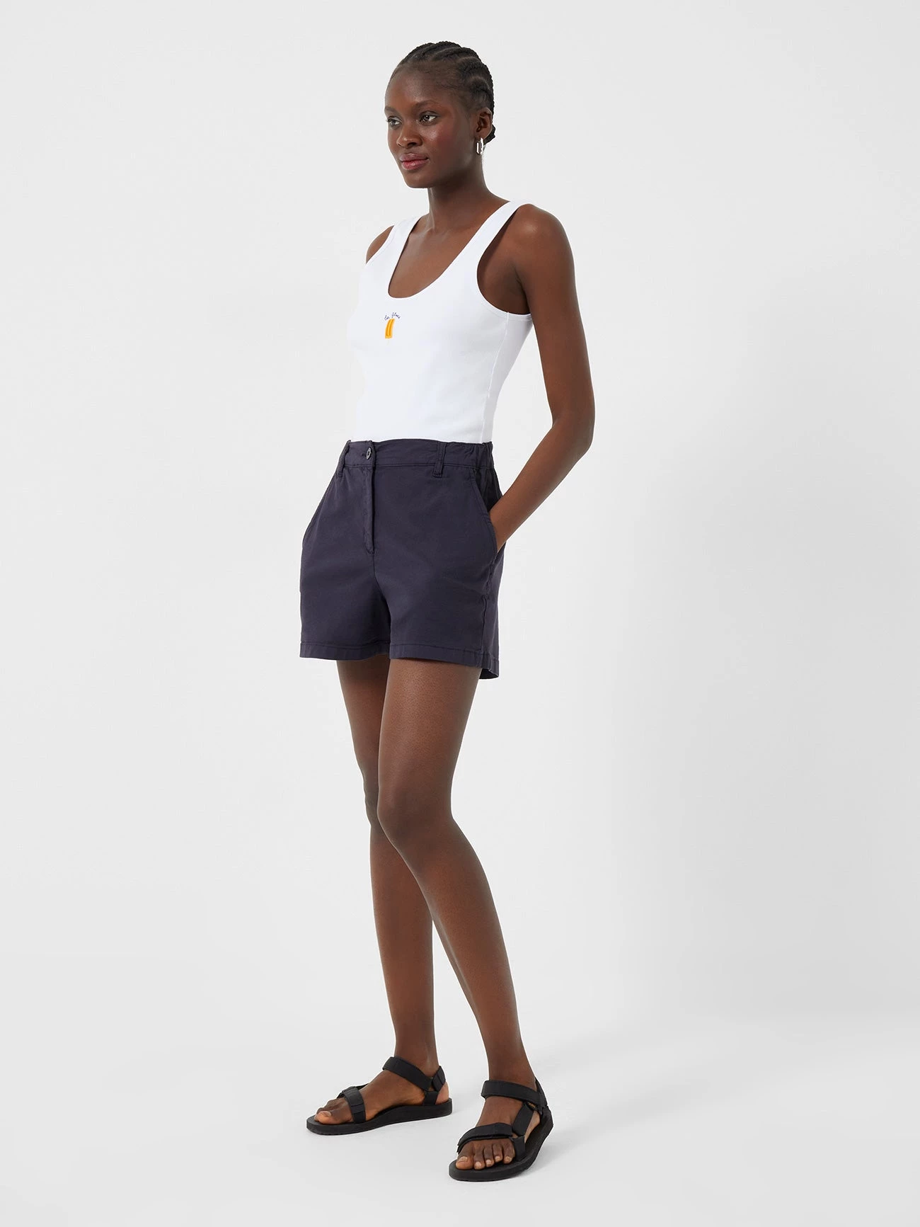 French Connection Vaughn Cotton City Shorts New In 6 French Connection Vaughn Cotton City Shorts New In