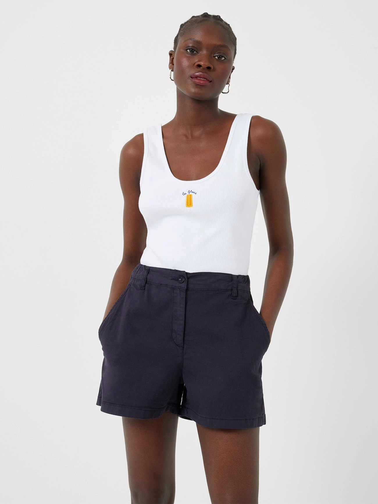 French Connection Vaughn Cotton City Shorts New In 4 French Connection Vaughn Cotton City Shorts New In