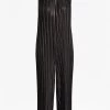 French Connection Last Chance To Buy Viola Metallic Jersey Plisse Jumpsuit