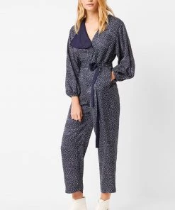 French Connection Chinwe Mix Print Jumpsuit Sale