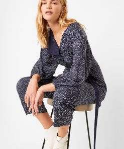 French Connection Chinwe Mix Print Jumpsuit Sale