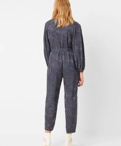 French Connection Chinwe Mix Print Jumpsuit Sale