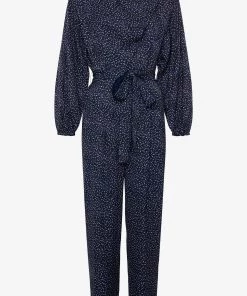 French Connection Chinwe Mix Print Jumpsuit Sale