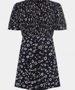 French Connection Doe Crepe Playsuit