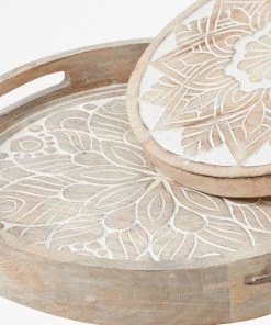 French Connection Home Accessories Sun Dance Wooden Tray