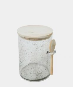 French Connection Large Glass Storage Jar