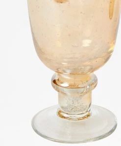 French Connection Glassware Luxe Recycled Blush Wine Glass