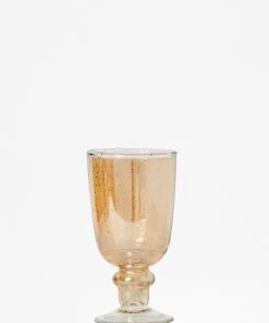 French Connection Glassware Luxe Recycled Blush Wine Glass