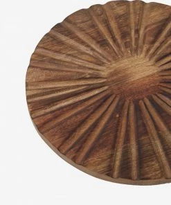 French Connection Circle Carved Serving Board New In 7 French Connection Circle Carved Serving Board New In