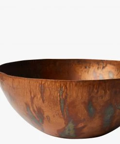 French Connection Tableware Molten Copper Set Of 4 Bowls