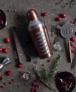 French Connection Deluxe Cocktail Shaker New In