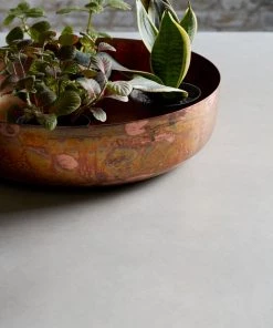 French Connection Large Molten Copper Bowl Home Accessories