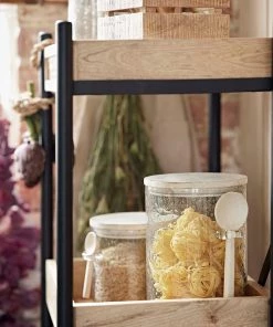 French Connection Large Glass Storage Jar