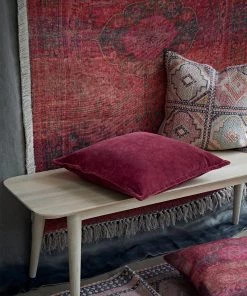 French Connection Medium Recycled Crimson Cassis Rug