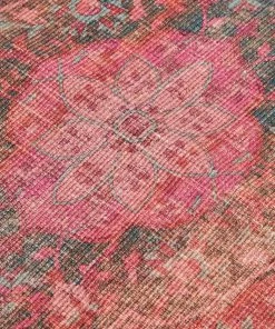 French Connection Medium Recycled Crimson Cassis Rug