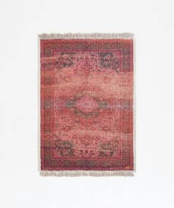 French Connection Medium Recycled Crimson Cassis Rug