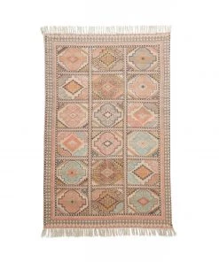 French Connection New In Pink Tile Rug