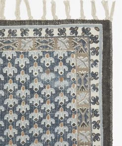 French Connection Sale Small Blue Poppy Rug 7 French Connection Sale Small Blue Poppy Rug