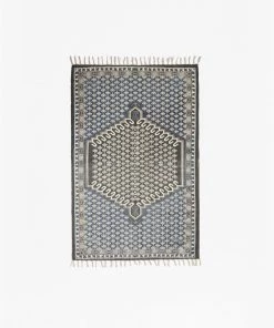 French Connection Sale Small Blue Poppy Rug