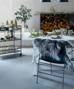 French Connection Sale Grey Tipped Cashmere Pelt