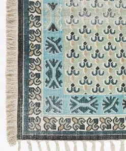 French Connection Mint Medium Poppy Field Rug