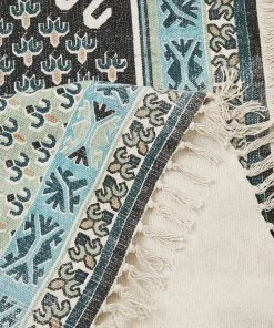 French Connection Mint Medium Poppy Field Rug