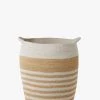 French Connection Seagrass Striped Laundry Basket
