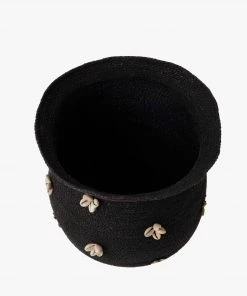 French Connection Home Accessories Shore Shells Seagrass Basket