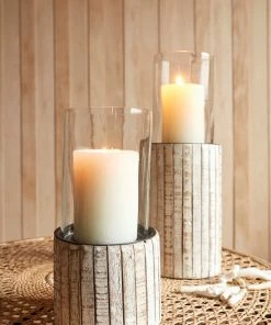 French Connection Tall Driftwood Candle Holder Sale