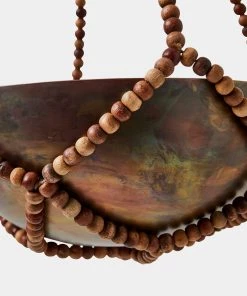 French Connection New In Beaded Bowl Hanging Planter 9 French Connection New In Beaded Bowl Hanging Planter