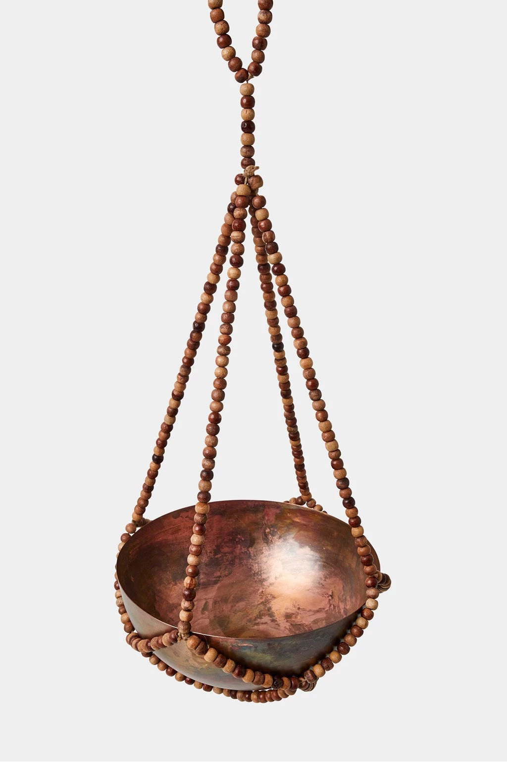 French Connection New In Beaded Bowl Hanging Planter 5 French Connection New In Beaded Bowl Hanging Planter