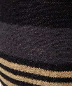 French Connection Seagrass Striped Laundry Basket Home Accessories