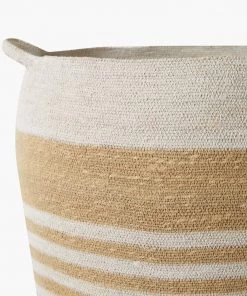 French Connection Seagrass Striped Laundry Basket