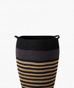 French Connection Seagrass Striped Laundry Basket Home Accessories
