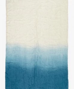 French Connection Sale Sapphire Linen Dip Dye Throw