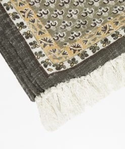 French Connection Poppy Field Natural Throw New In