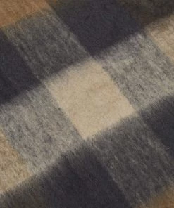 French Connection Throws Checked Cosy Blanket Throw 9 French Connection Throws Checked Cosy Blanket Throw