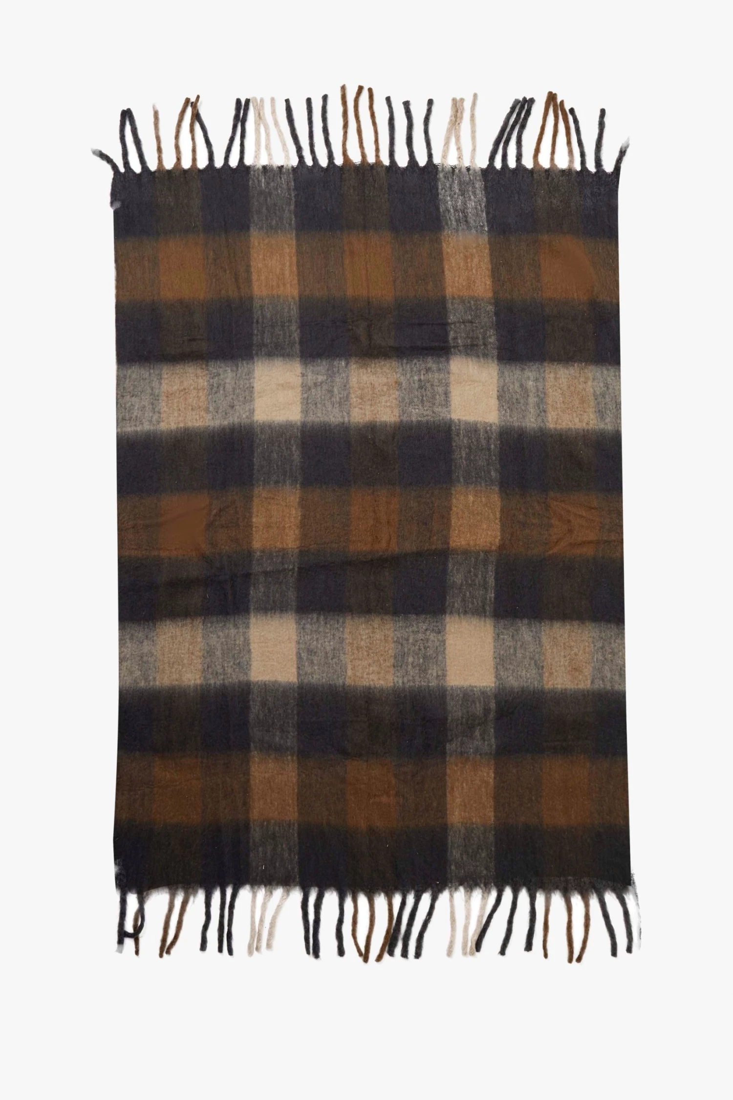 French Connection Throws Checked Cosy Blanket Throw 3 French Connection Throws Checked Cosy Blanket Throw