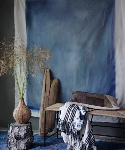 French Connection New In Patch Brown Textured Cushion